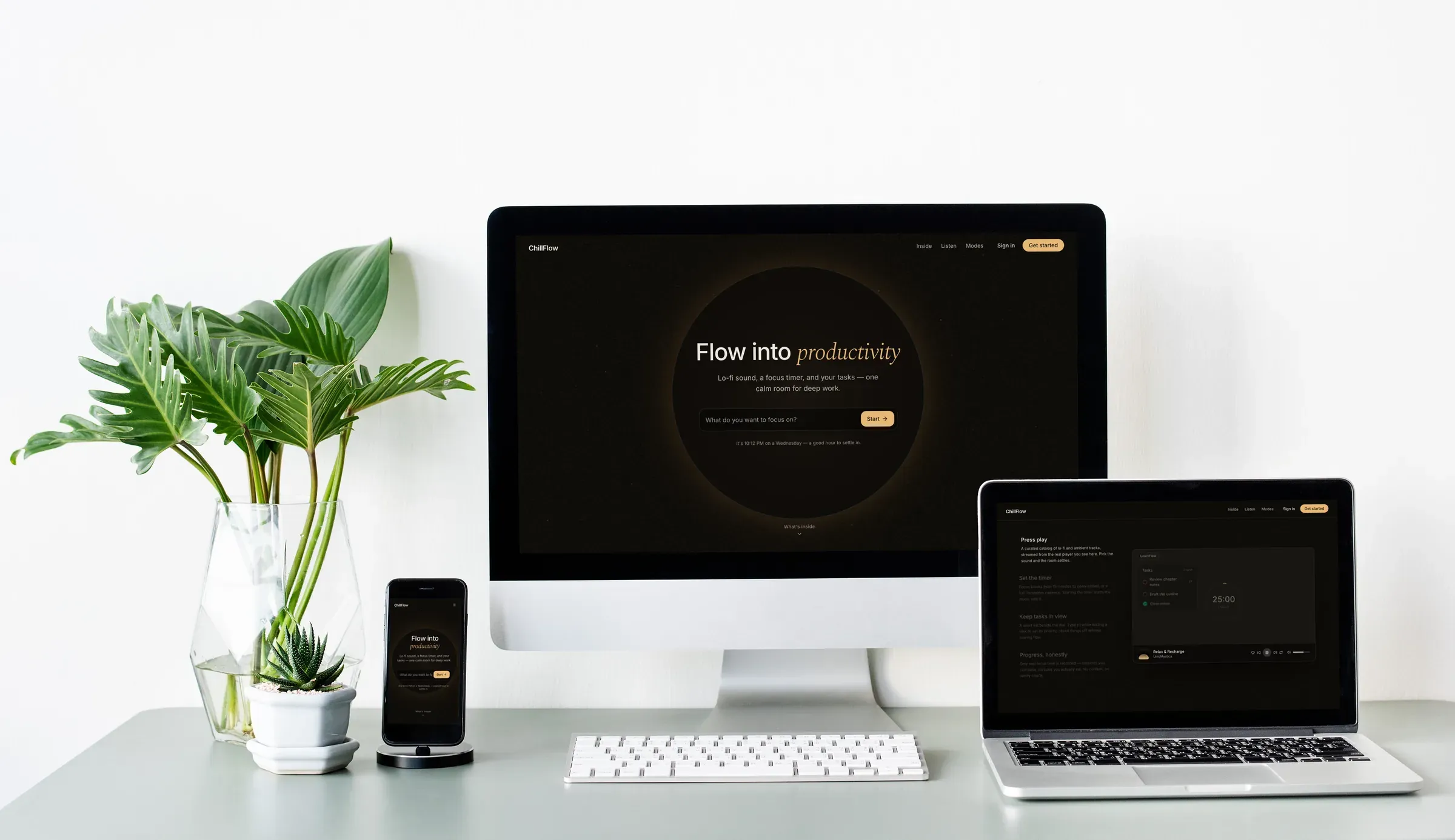ChillFlow — Focus Workspace
